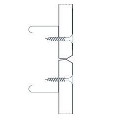 Contrapanel as wall lining