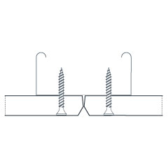 Tectopanel as ceiling lining on steel