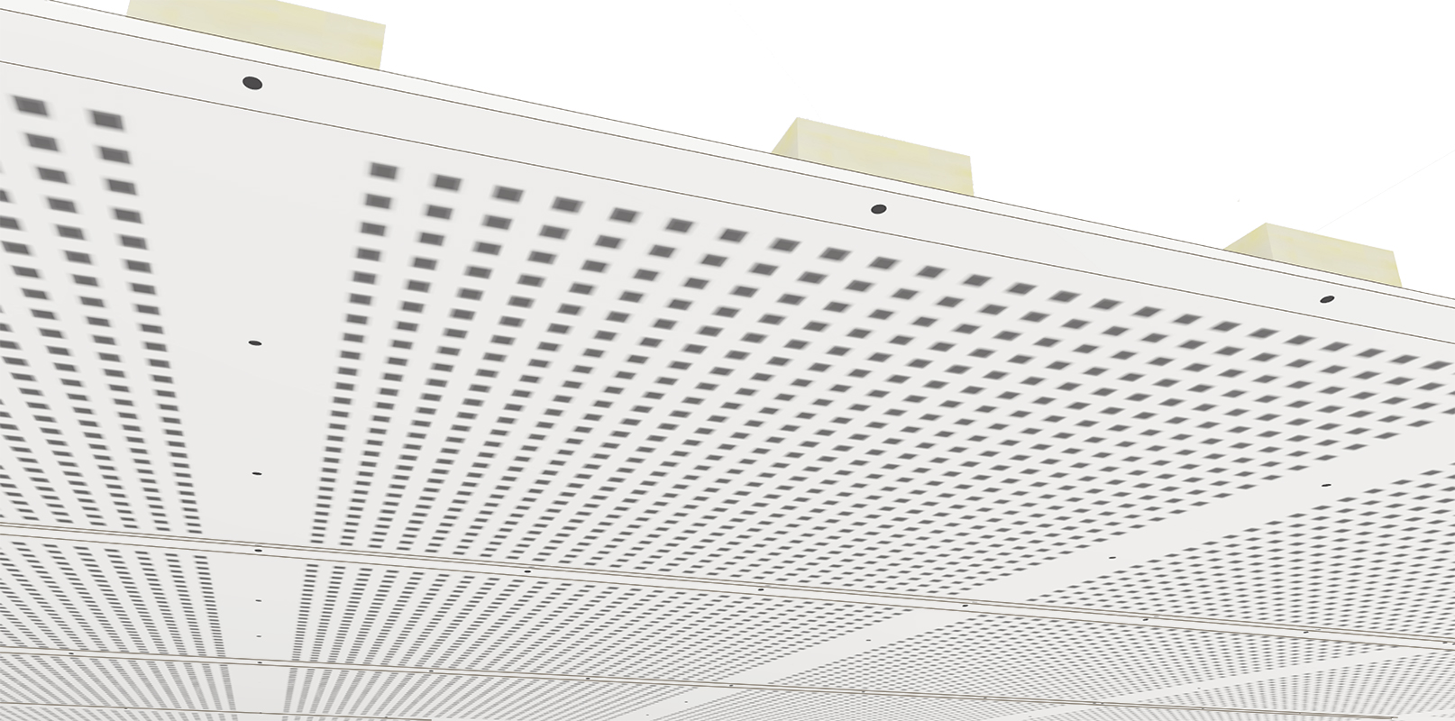 Dalle de plafond démontables Knauf Danoline - Décor Quadril Bord A