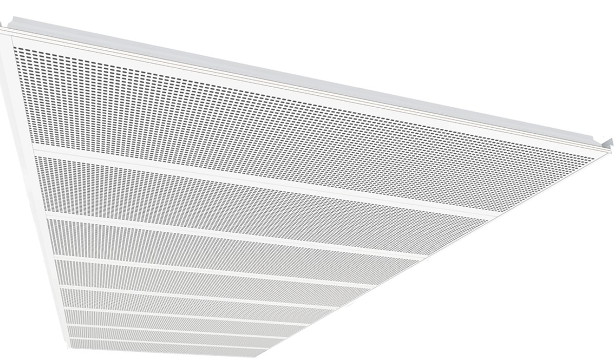 KNAUF CEILING SOLUTIONS - Dalle de plafond Etna Tegular 3196 13X600X600mm  Ref. BP3196M4