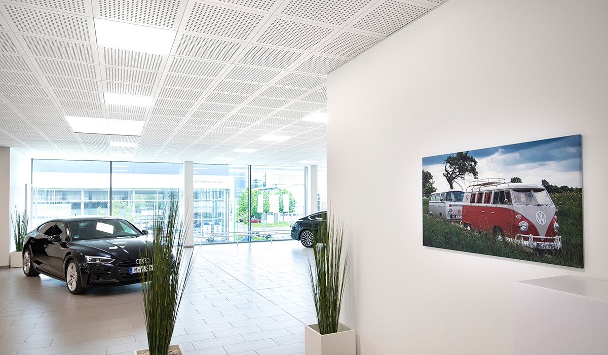 Top acoustics at the Volkswagen Scherer Autohaus